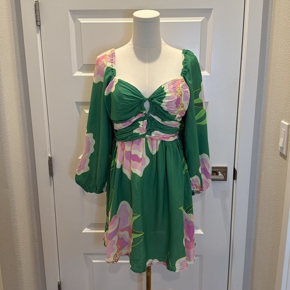 FARM Rio Floral Lumi Short Dress Size M - Picture 4 of 10